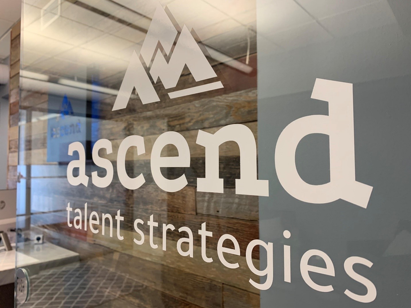 The entrance to Ascend Talent Strategies office in Milwaukee. 