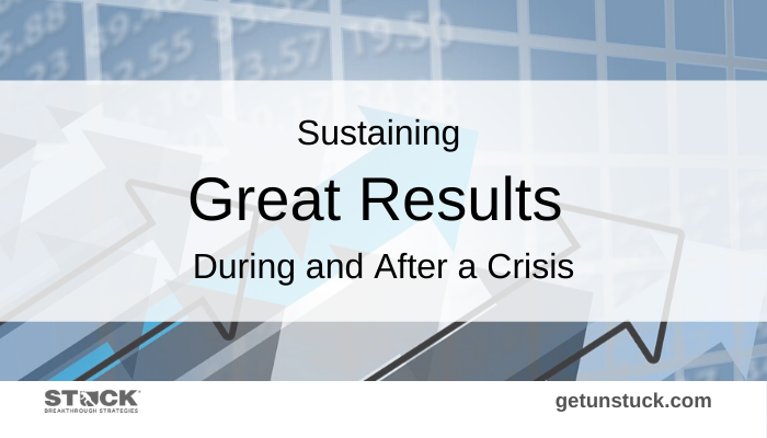 Sustaining Results after Crisis Blog